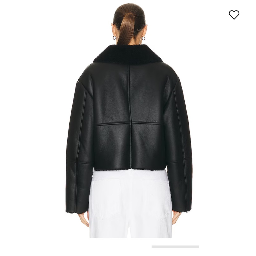 ✨ SOLD ✨ LOULOU STUDIO Bugur oversized shearling jacket size XS - Picture 9 of 12